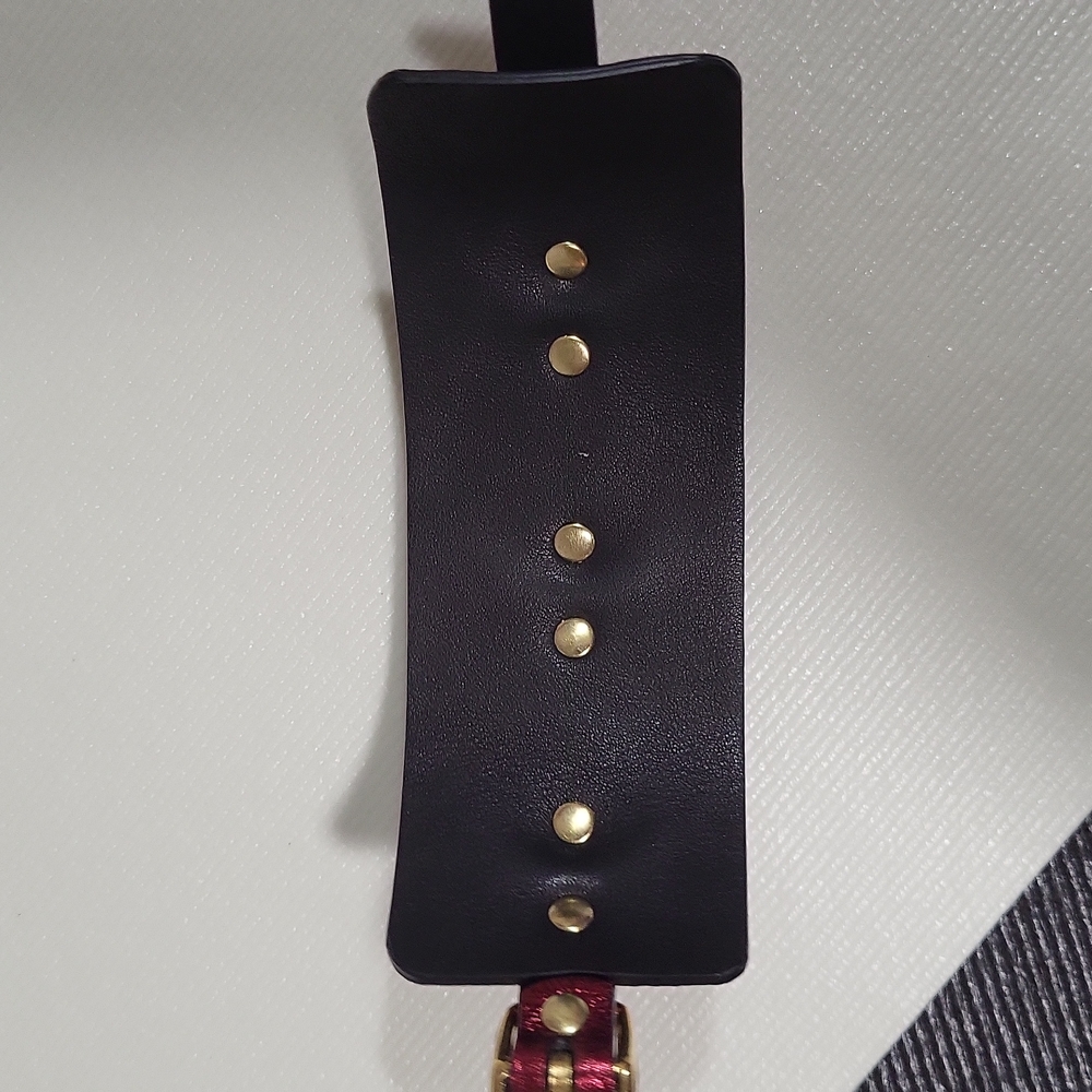 NWOT Leather & Brass Artisan Crafted Wrist Cuff - Picture 8 of 16
